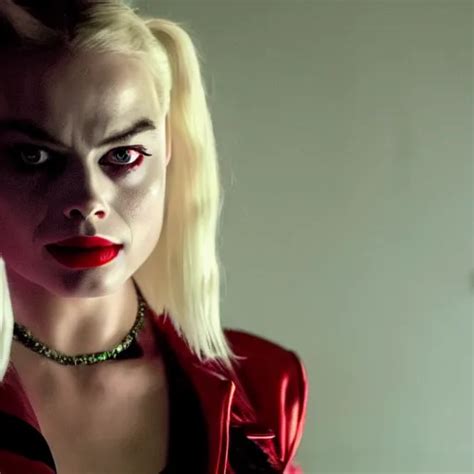 Margot Robbie As Real Life Harley Quinn Cinematic Stable Diffusion