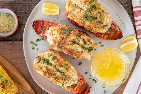 Weber's Grilled Lobster Tails with Garlic Parm Butter Recipe, Memorial Day Recipes