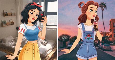 Modern Disney Princess Fan Art