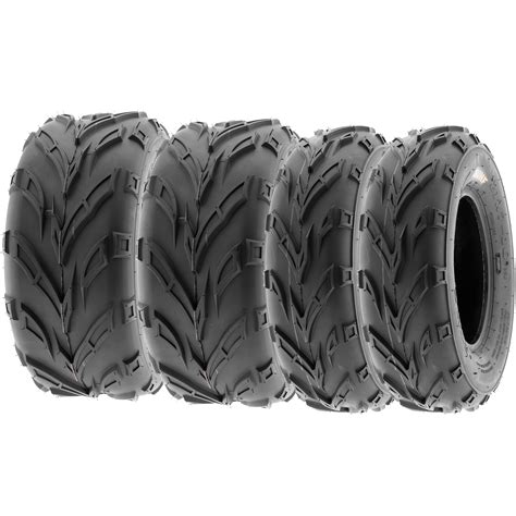 Full Set 4 SunF 19x7 8 19x7x8 ATV Quad Tires 4 PR A004 EBay