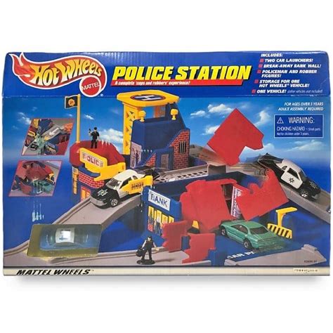 1998 Hot Wheels Police Station CollectiblesAndMoreInStore