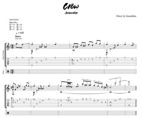 Crow For Guitar Guitar Sheet Music And Tabs