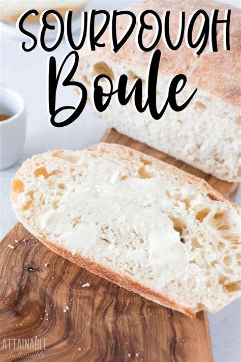 Sourdough Boule Recipe A Fresh Homemade Boule Bread