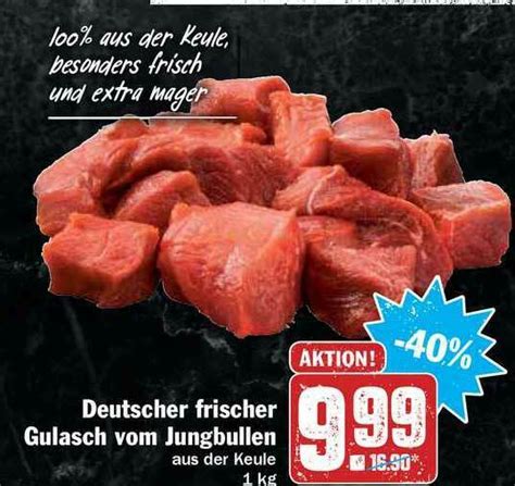 Deutscher Frischer Gulasch Vom Jungbullen Angebot Bei Hit