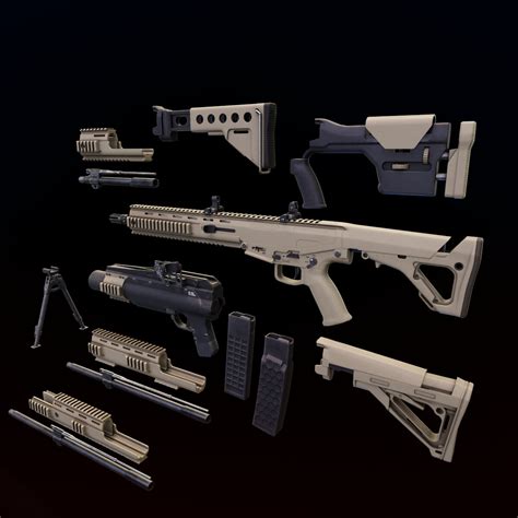 Artstation Cmmg Mx Rifles From Arma3