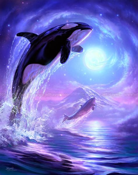 Items similar to ORCA Art // 8 X 10 PRINT // Art Print // Orca Painting // Killer Whale art ...