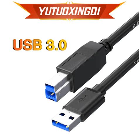 Usb Type A To Usb3 0 Type B Printer Cable High Speed Square Port Data