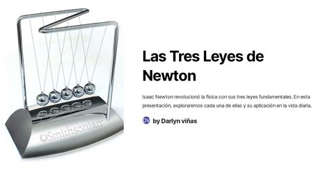 las tres leyes de newton