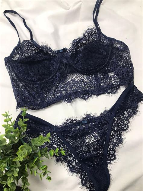 Conjunto Feminino Lingerie Sexy Sem Bojo Sem Aro Corsele Calcinha Renda