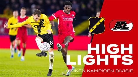 𝗔 𝘁𝗼𝘂𝗴𝗵 𝗴𝗮𝗺𝗲 Highlights NAC Breda Jong AZ YouTube