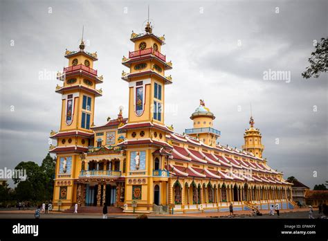 Cao Dai Temple Tay Ninh Vietnam Stock Photo Alamy