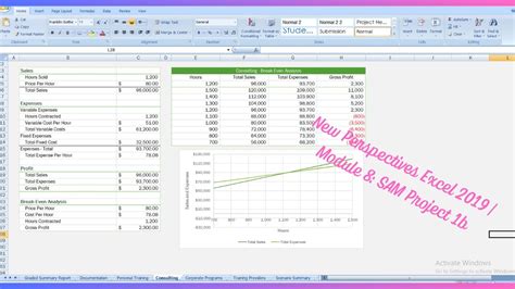 New Perspectives Excel 2019 Module 8 SAM Project 1b Newperspective