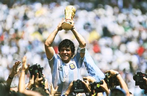 Diego Maradona At World Cup 1986 The Archangel