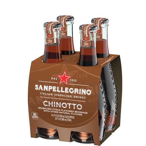 San Pellegrino Chinotto 200ml x 4 - Barrelhouse Cellars