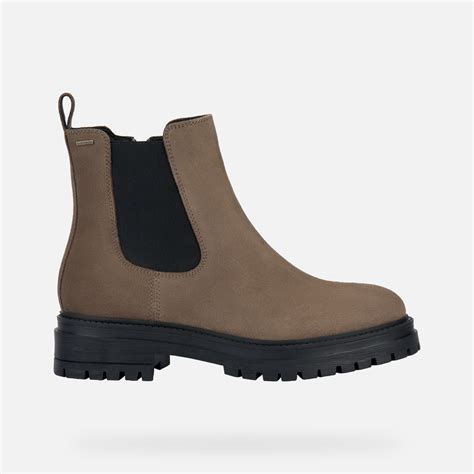 Geox Iridea B Abx A Chelsea Boots Taupe Woman Geox