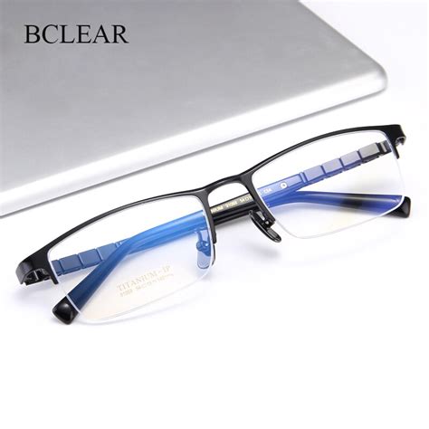 Bclear Montura De Gafas De Titanio Puro Para Hombre Gafas Cuadradas