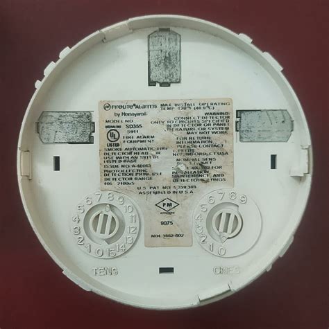 Firelite Alarms Sd355 Smoke Automatic Fire Detector Head Ebay