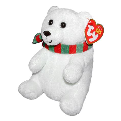 Ty Beanie Baby Snowdrop The Polar Bear Stuffed Animal Mwmts