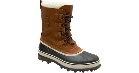 Sorel Caribou Wool Boot In Tobacco Brown For Men Lyst