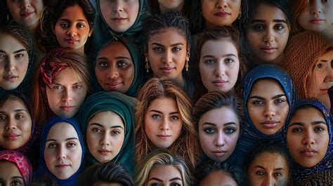 Premium Photo Celebrating Diversity Multicultural Womens Collage