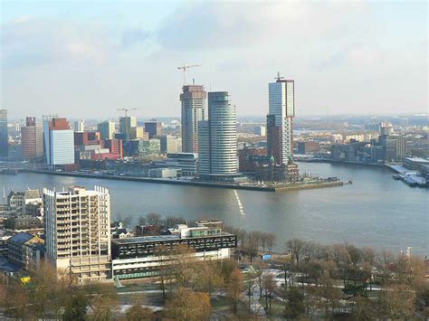 Port De Rotterdam Vu De La Tour Euromast