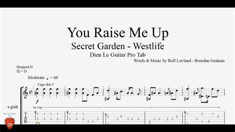 You Raise Me Up Guitar Tabs Acordes Chordify