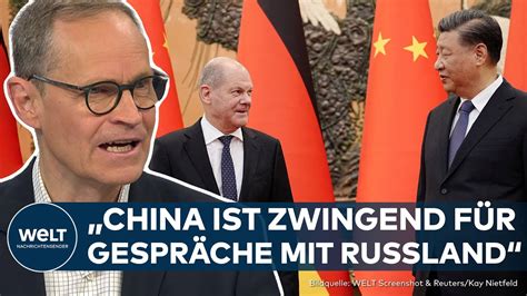 Scholz Trifft Xi Wenn Jemand Einfluss Auf Putin Hat Dann Gro M Chte