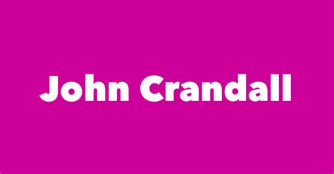 John Crandall - Spouse, Children, Birthday & More