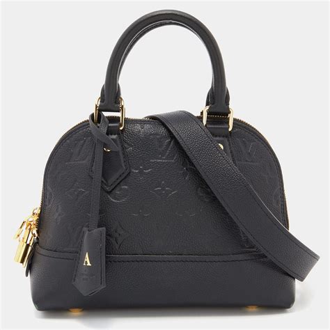 Louis Vuitton Black Empreinte Monogram Leather Neo Alma Bb Bag Louis