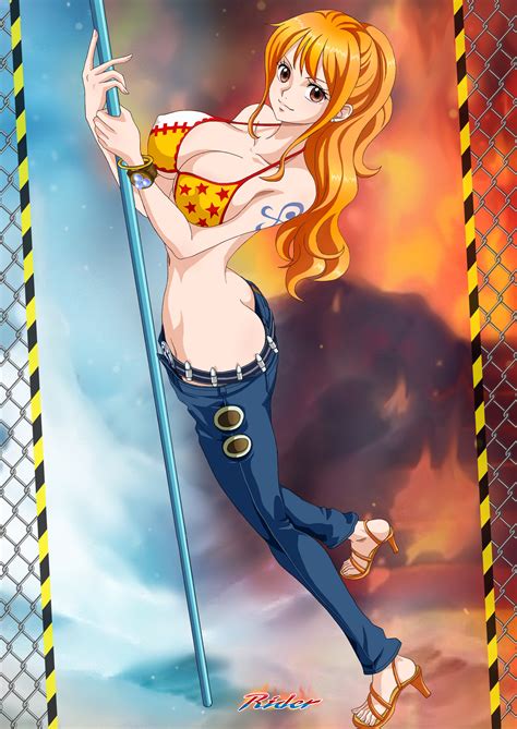 Nami One Piece Drawn By Riderorangecouture Danbooru