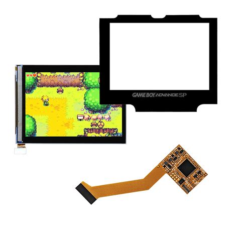 Game Boy Advance SP IPS V2 LCD Screen Kit Schwarz Gleich Bestellen