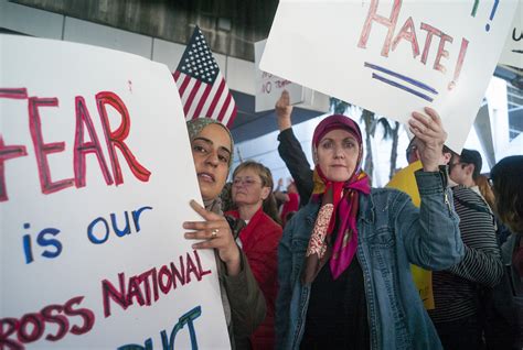 Gallery: Protest at LAX against immigration executive order - Daily Bruin