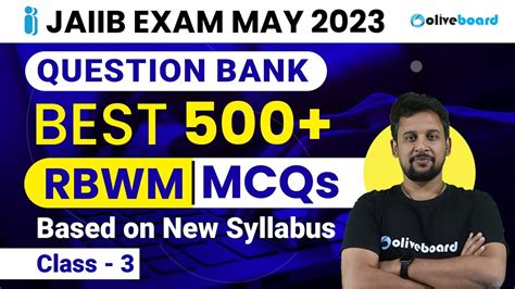 JAIIB RBWM Question Bank Best 500 RBWM MCQs Class 3 JAIIB Exam