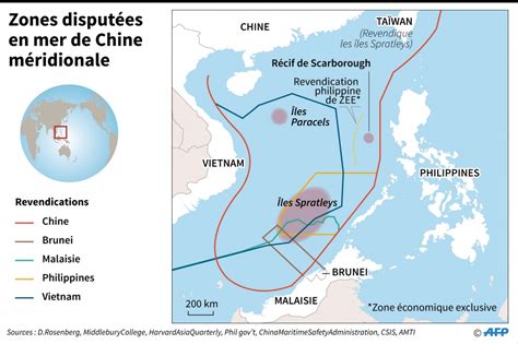 Carte De La Mer De Chine Voyage Carte Plan