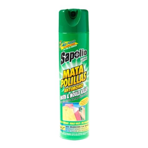 Insecticida Spray Sapolio Mata Polillas De Madera 360 Ml Grupo Coensa