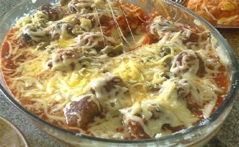 Almôndegas Gratinadas Purê de Batatas Receitas