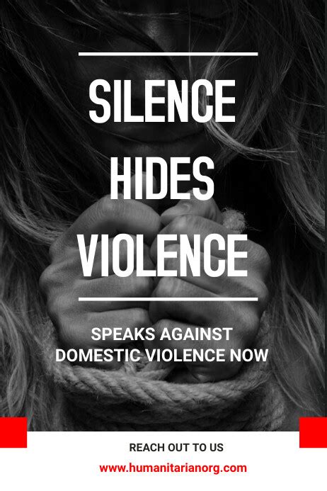 Domestic Violence Flyer Template Postermywall