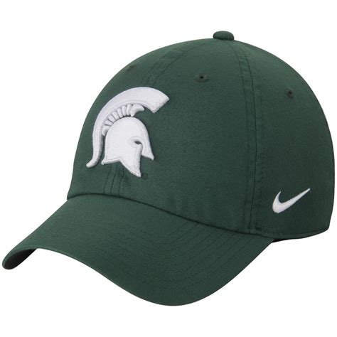 Nike Michigan State Spartans Green Heritage 86 Authentic Adjustable