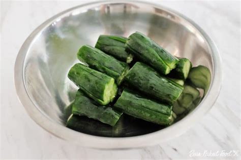 Stuffed Cucumber Kimchi Bear Naked Food