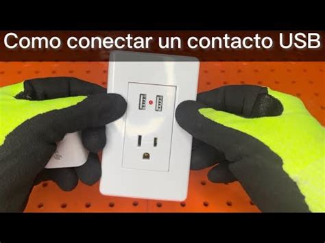 Como Conectar Un Contacto Usb Youtube