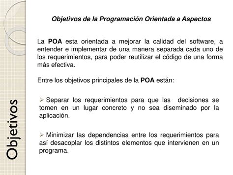 PPT Programación Orientada a Aspectos POA PowerPoint Presentation