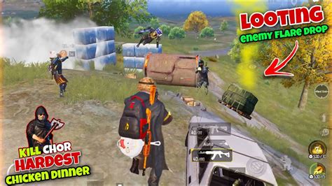 Looting Enemy Flare Drop Hardest Chicken Dinner Pubg Mobile