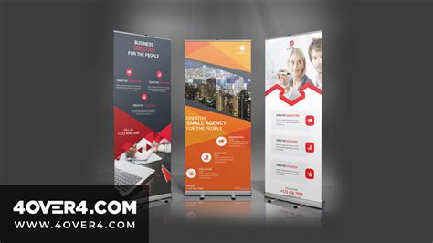 Amazing Custom Retractable Banner For Advertising 4over4 Com