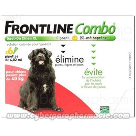 Frontline Combo Spot On Xl Chien De Kg Pipettes