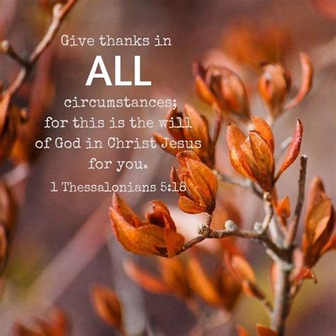 1 Thessalonians 5 18 ESV Give Thanks In All Circumstances For This