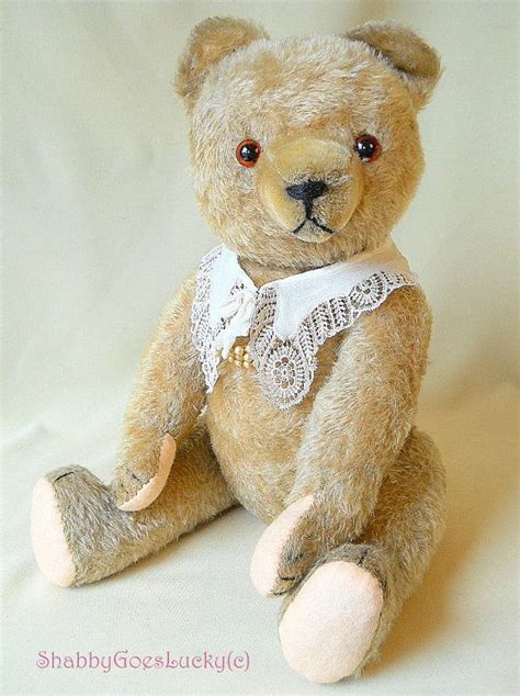 Large German Vintage Teddy Bear 1950s Hermann By Shabbygoeslucky €145 00 Antique Teddy Bears