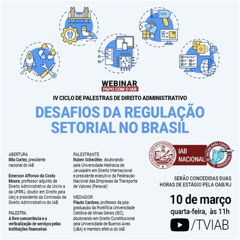 Webinar Papo O IAB IV Ciclo De Palestras De Direito