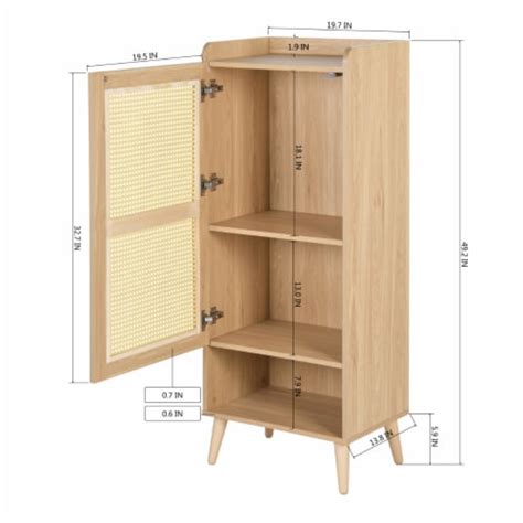 49 2 Tall 1 Door Accent Cabinet 1 Unit King Soopers