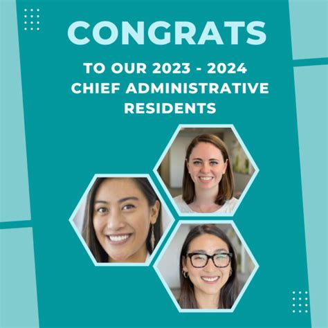 Announcing The 2023 2024 Chief Administrative Residents Obstetrics And Gynecology