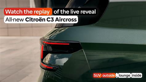 All New Citro N C Aircross Reveal Event Live Youtube